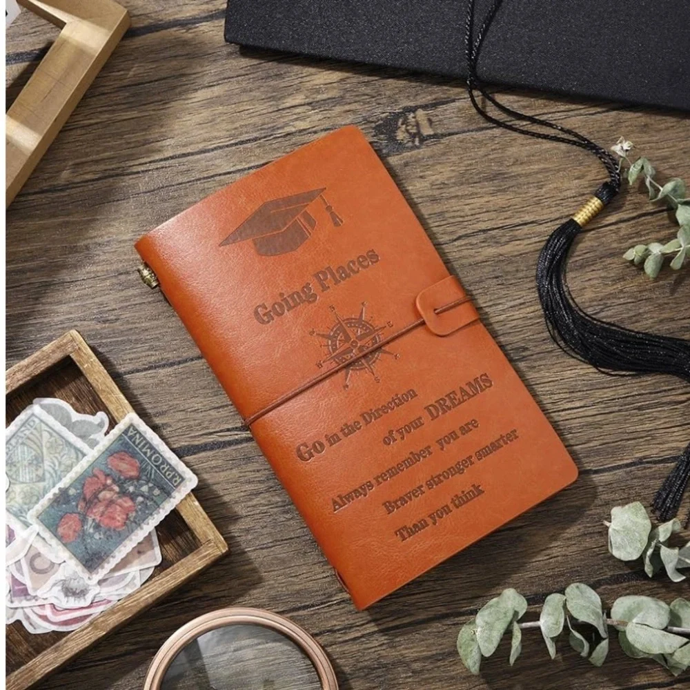 🆕 Graduation Gifts Leather Journal PURPLE